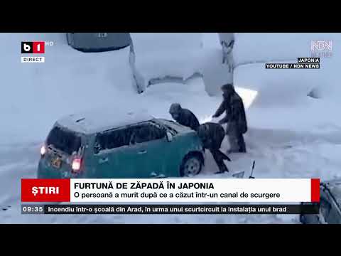 FURTUNĂ DE ZĂPADĂ ÎN JAPONIA_Știri B1_22 dec 2022