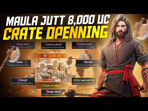 MAULA JATT VOICE PACK AND OUTFIT 😂 | FUNNY CRATE OPENING