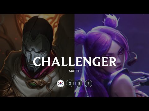 KR Challenger match 287: Super Jhin vs Super Kai'Sa