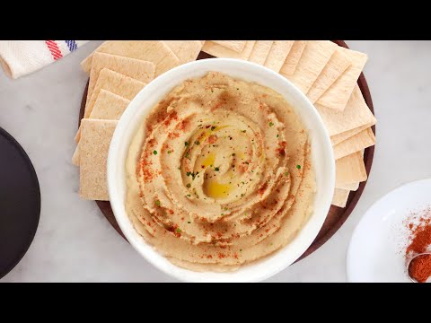 HUMMUS Casero | Cómo hacer Pasta de Garbanzo - CUKit!