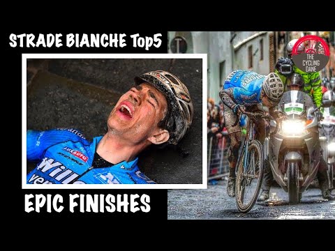 Top 5 Strade Bianche - EPIC FINISHES