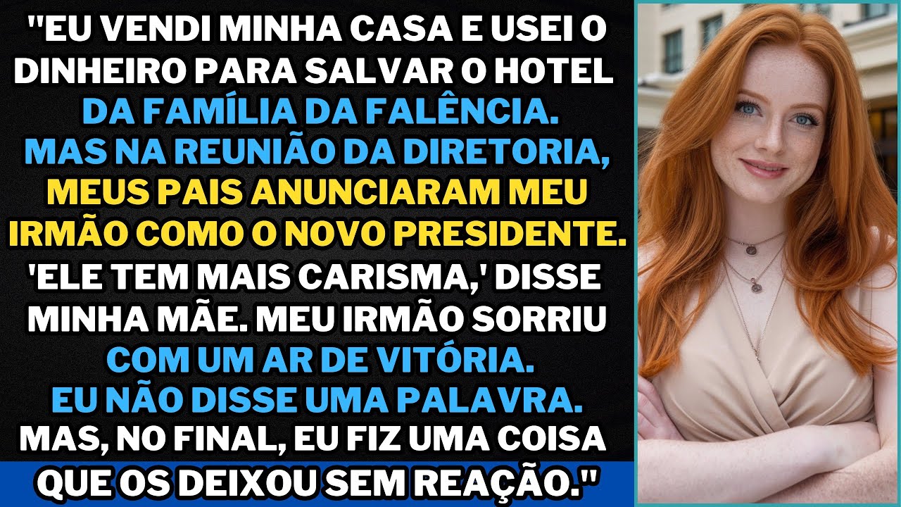 "Meu IRMÃO acabou com o HOTEL que eu PLANEJEI por tanto tempo. Ele se ARREPENDEU AMARGAMENTE!"