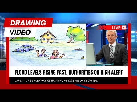 2025 India Floods: A Drawing That Speaks the Unseen Pain | #UttarakhandFloods #FloodRelief