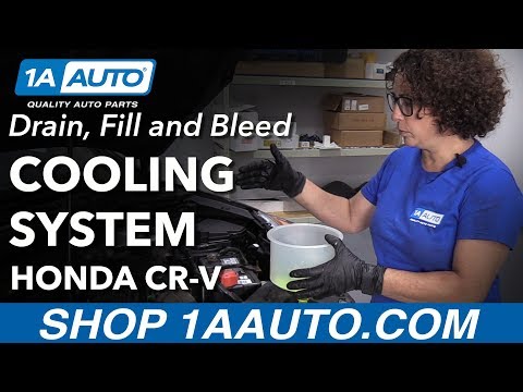 How to Drain, Fill, Bleed Cooling System 07-11 Honda CR-V