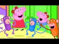 Peppa Pig Songs Five Little Monkeys Jumping On The Bed Nursery Rhymes Kids Songs