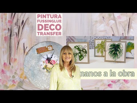 Manos a la Obra Tv 2023 Programa 24 Fussinglue - Pintar Cuadros - Reloj - Stencil - Deco Transfer