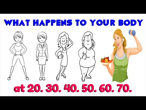 Changes to Your Body at 20, 30, 40, 50, 60, 70 (Shocking Facts!) Video