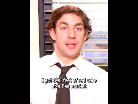 Jim’s Red Wire Prank On Dwight | The Office US | #shorts