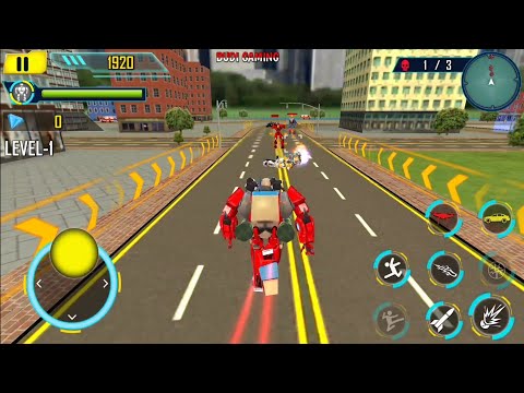 Drone Robot Car Game - Robot Transforming Games - Android Gameplay