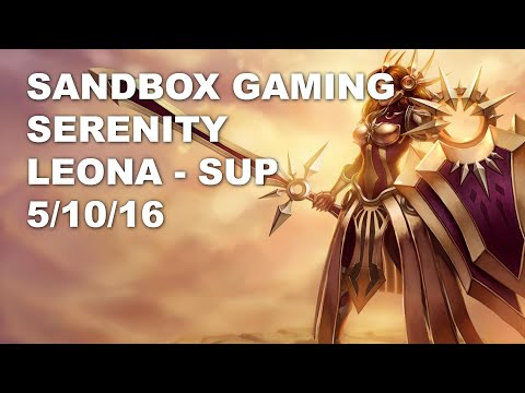 SANDBOX Gaming Serenity Sup Leona vs Blitzcrank - KR Challenger Rank Game