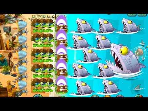 PvZ 2 Team Plants vs Zombot Sharktronic In Plants vs Zombies 2 Max Level