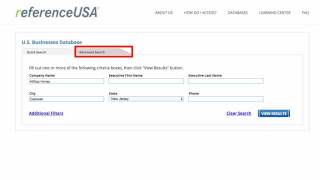 How to Find a Company on ReferenceUSA