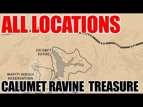 Treasure map calumet ravine