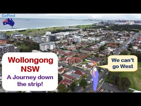 Wollongong NSW CBD relaxing Flyover with History