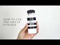 kaia naturals the sweat powder: how to use