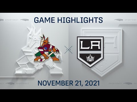 NHL Highlights | Coyotes vs. Kings - Nov. 21, 2021