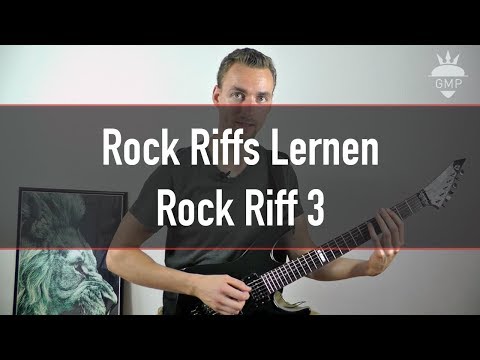 Rock Riffs Lernen - Rock Riff 3 - E-Gitarre Lernen | Guitar Master Plan