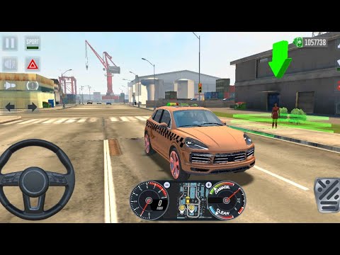 Taxi SIM 2022 | SUV Porsche Cayenne Turbo Driving Miami City Driving Car Android Gameplay