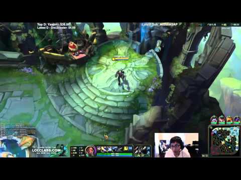 Doublelift duo Bjergsen vs Harkua - Lucian vs Vayne ADC - League of Legends
