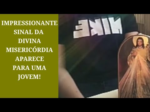 Sinal Da Misericórdia Aparece Para Uma Jovem Na Hora Do Terço.