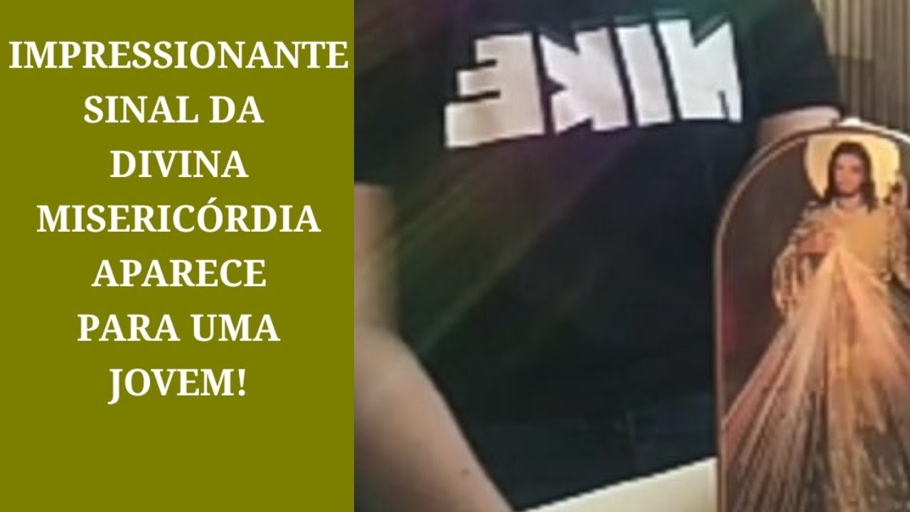Sinal Da Misericórdia Aparece Para Uma Jovem Na Hora Do Terço.
