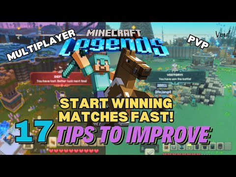 17 Tips to Start IMMEDIATELY DOMINATING Minecraft Legends Multiplayer PvP!