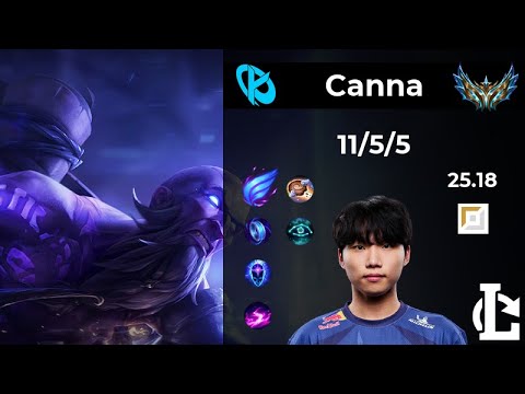Ryze TOP - KC Canna | Patch 25.18 EUW Challenger