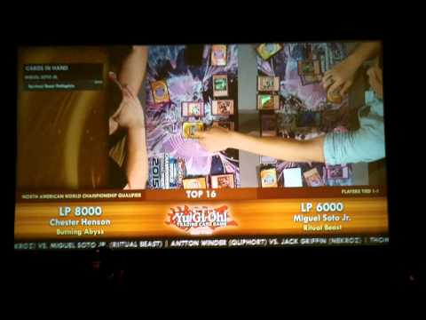 YuGiOh 2015 NAWCQ Top 16 Feature Burning Abyss vs Ritual Beast Game 2
