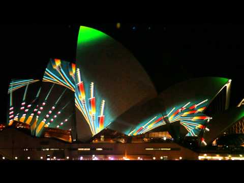 Sydney Opera House light show 2013