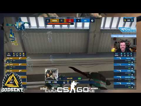 Jogada INCRÍVEL da GODSENT vs EG na IEM FALL 2021! AMAZING PRO PLAY CS:GO #taco