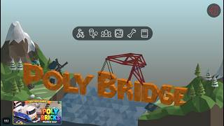 【Poly Bridge】 #1 BGMが心地よい橋を作るゲーム