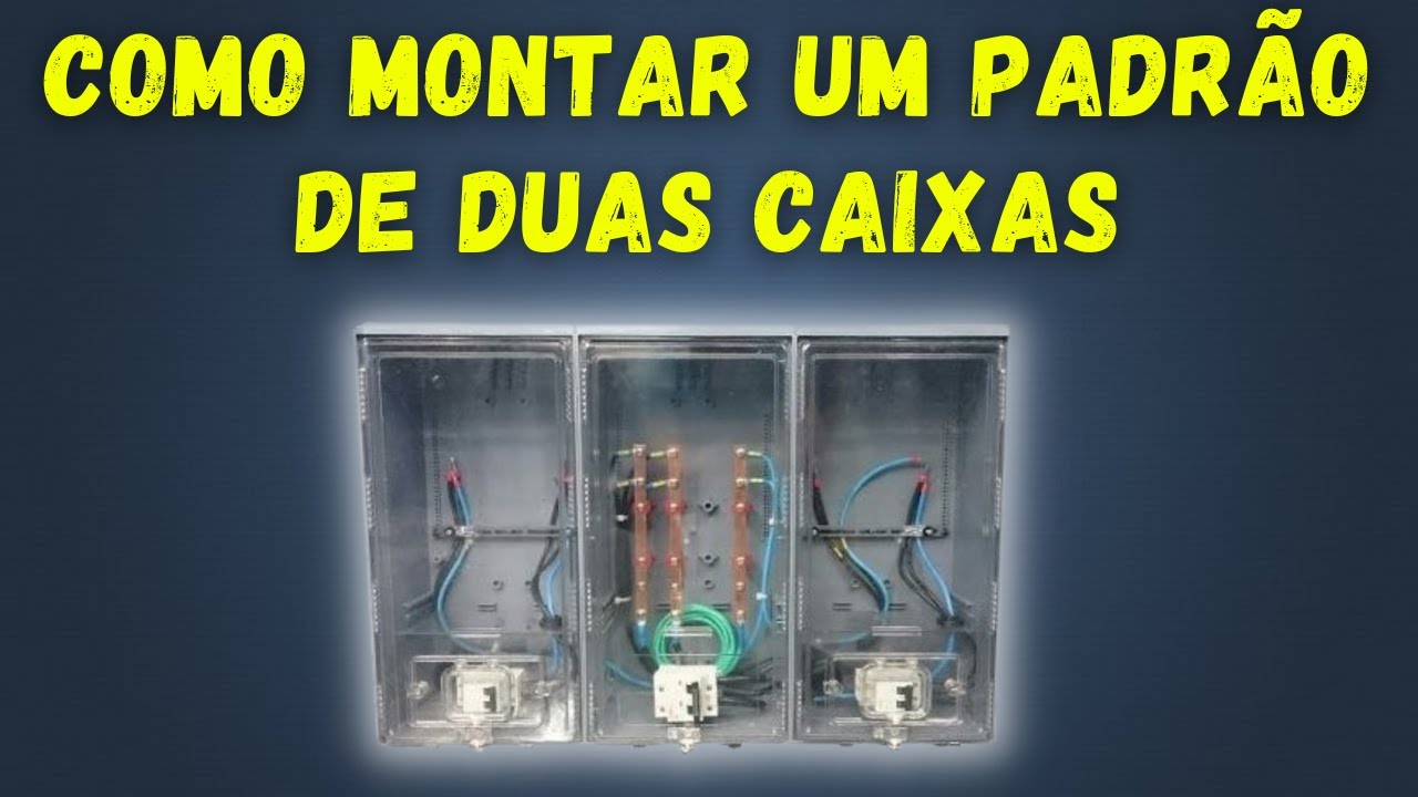 Como montar um padrão de duas caixas
