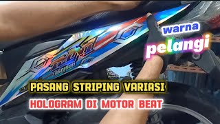 Download lagu PROSES PEMASANGAN STRIPING VARIASI CUSTOM HOLOGRAM DI MOTOR BEAT. #hologram #beatmodifikasi #stiker mp3