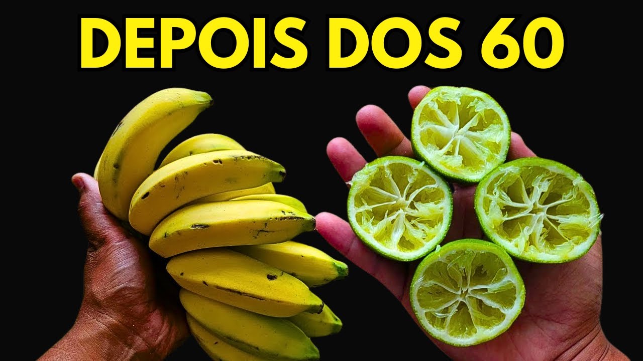 IDOSO! É só misturar BANANA com LIMÃO e não precisa mais gastar dinheiro