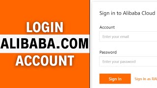 How To Login To Alibaba Account (2023)