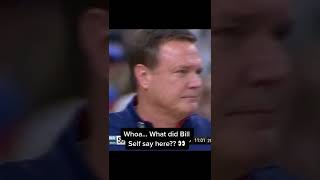 Yoooo did Bill Self call game with 11 minutes left!? 😮 #shorts