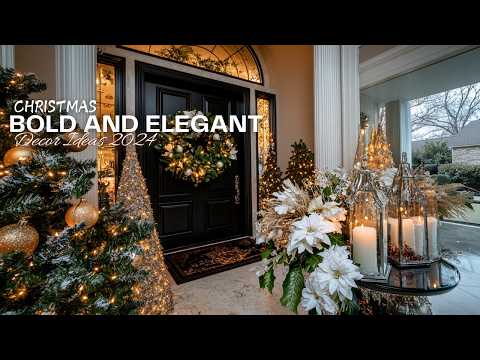 🎄Bold and Elegant Christmas Décor Ideas: Luxurious Designs for a Glamorous Holiday Season