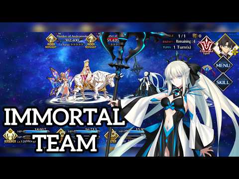 【FGO NA】Valentine's 2026 Challenge Quest - Immortal Team || Girl Guided by the Constellations