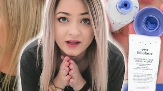 Tone BRASSY HAIR at HOME with EVO Fabuloso  |  BEFORE & AFTER