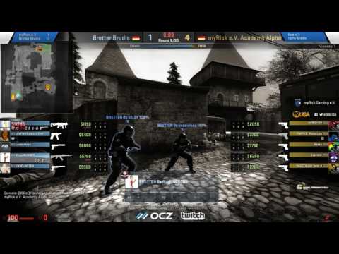 myRisk eV Academy Alpha vs. Bretter Brudis - 99Damage Liga S5 Div 4.26 - Map 2: de_cbble