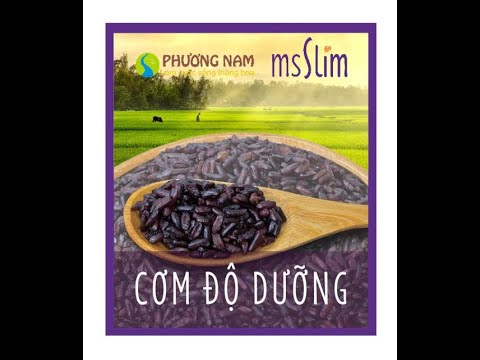 Cơm độ dưỡng - Cơm gạo tím Ms Slim - Cơm giảm cân | Gạo Phương Nam