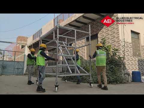 Assembly Of Scaffolding By AEI Ladders | Step By Step Process