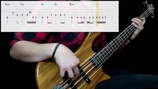 Red Hot Chili Peppers - The Longest Wave (Bass Cover) (Play Along Tabs In Video)