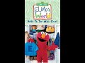 Elmo S World Head To Toe With Elmo 2003 VHS Full Screen
