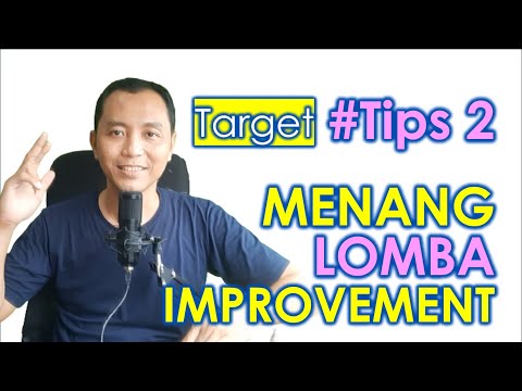 Menang Lomba Improvement - Menetapkan Target #Tips 2