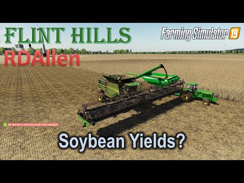 What is Up With Soybean Yields?! | E26 Flint Hills | Farming Simulator 19