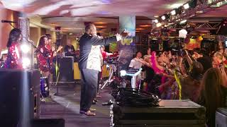 The Hues Corporation performs &quot;Rock the Boat&quot; at  the 2019 World&#39;s Largest Disco in Buffalo NY