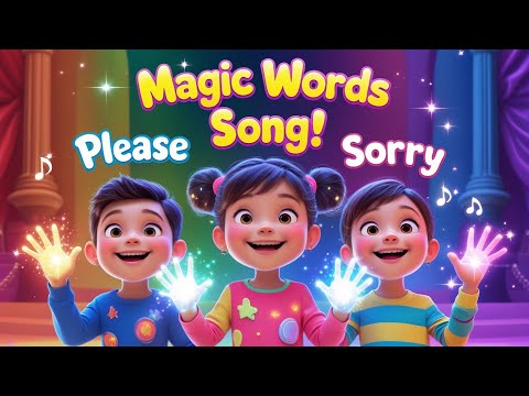 🌟 Magic Words Song for Kids | Please, Thank You, Sorry & More | Fun Dance & Learn 🎶