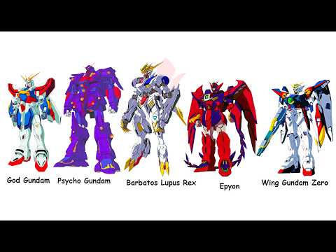 Every Badass Gundam from Gundam Universe