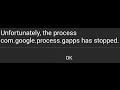 Unfortunately the process com.google.process.